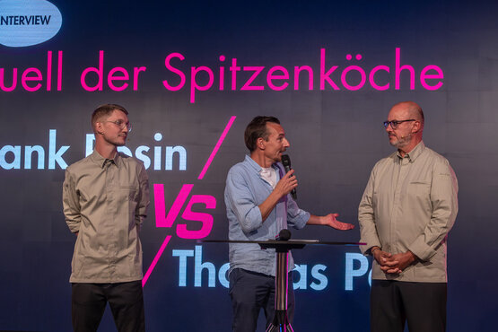 Frank Rosin vs Thomas Penz auf der FAFGA | © Congress Messe Innsbruck Frank Rosin vs Thomas Penz auf der FAFGA | © Congress Messe Innsbruck